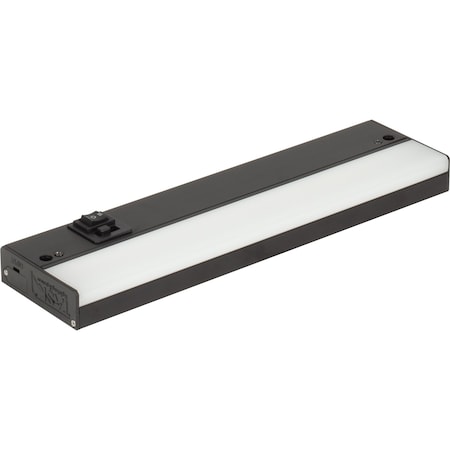 Task Lighting 11-7/8In. 120-Volt Bar Light, Dimmable And 3-Color Selectable, Black L-BL12-BK-TW